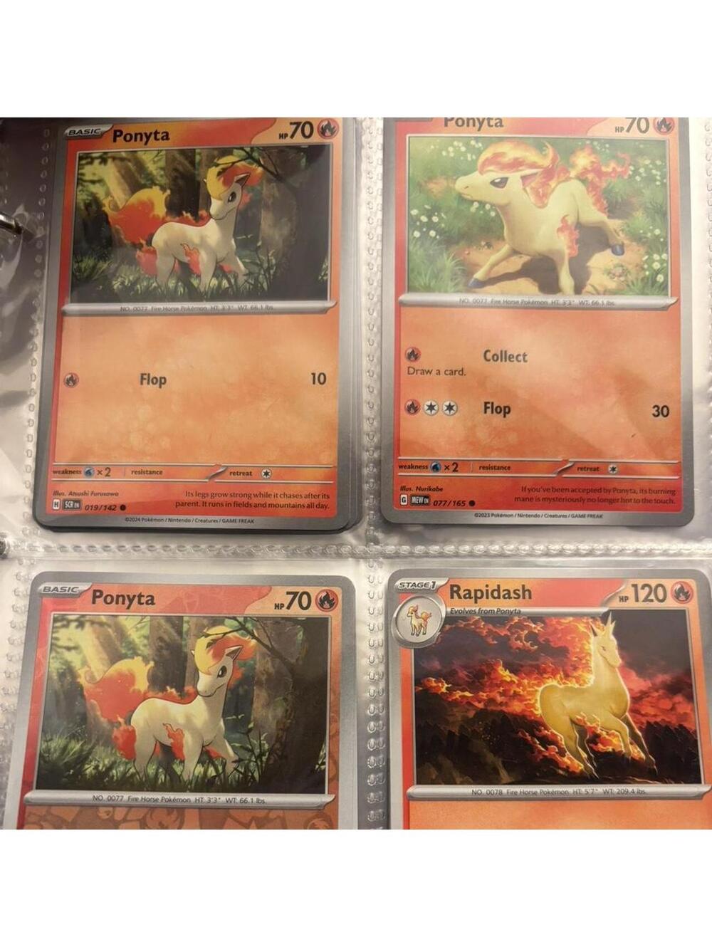 Pokémon  Orange and Red Trading-card